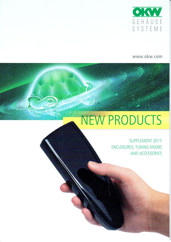 OKW  "New Products. Supplement 2017 Enclosures, tuning knobs & accessories"